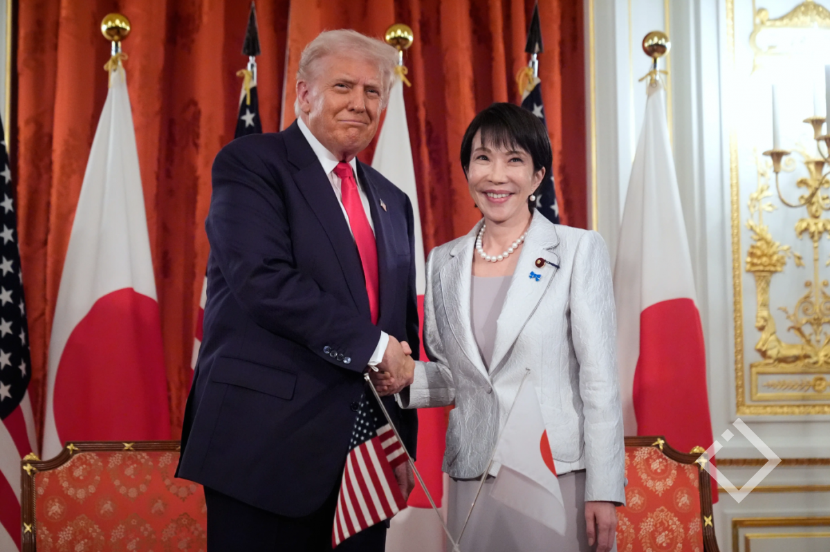 დონალდ ტრამპი იაპონიაში