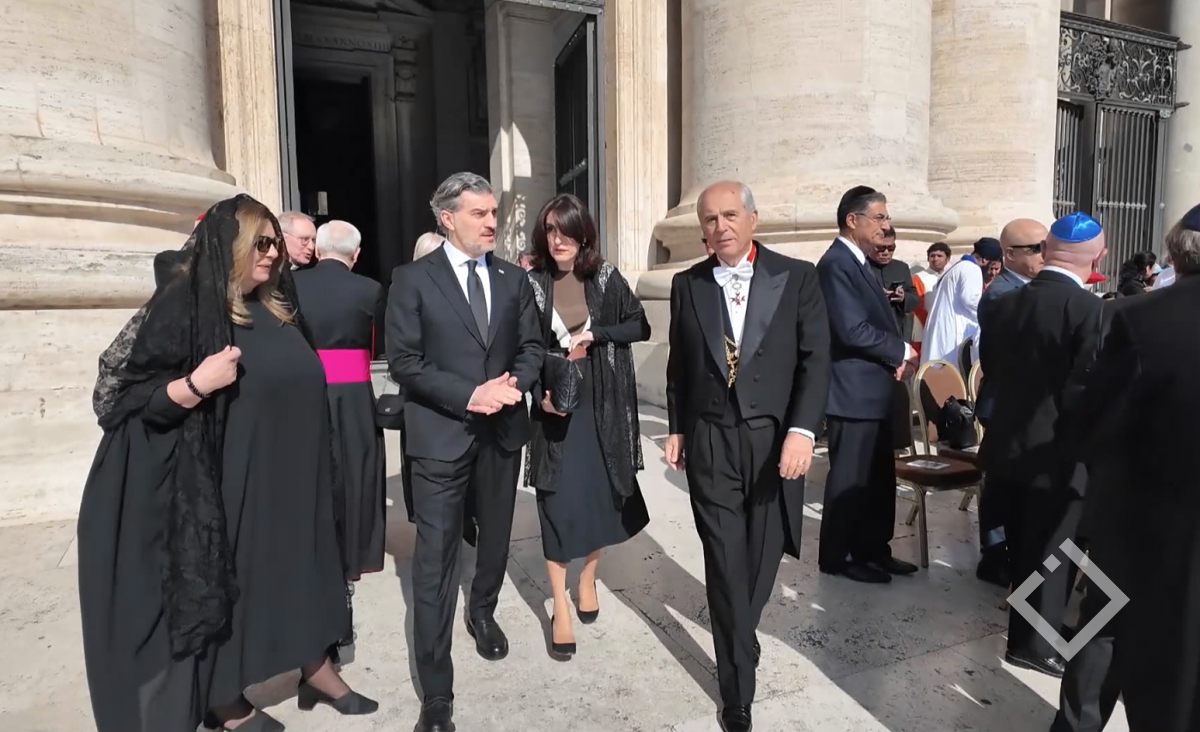 მიხეილ ყაველაშვილი რომის პაპის ინაუგურაციას დაესწრო