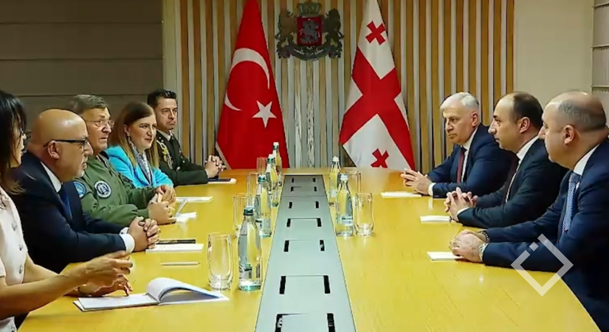 შეხვედრა თურქეთის დელეგაციასთან