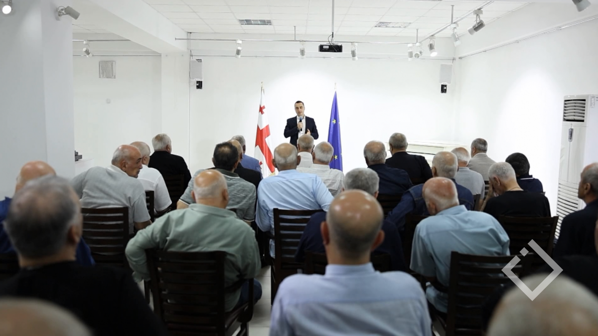 შეხვედრა აფხაზეთიდან დევნილ ვეტერანებთან