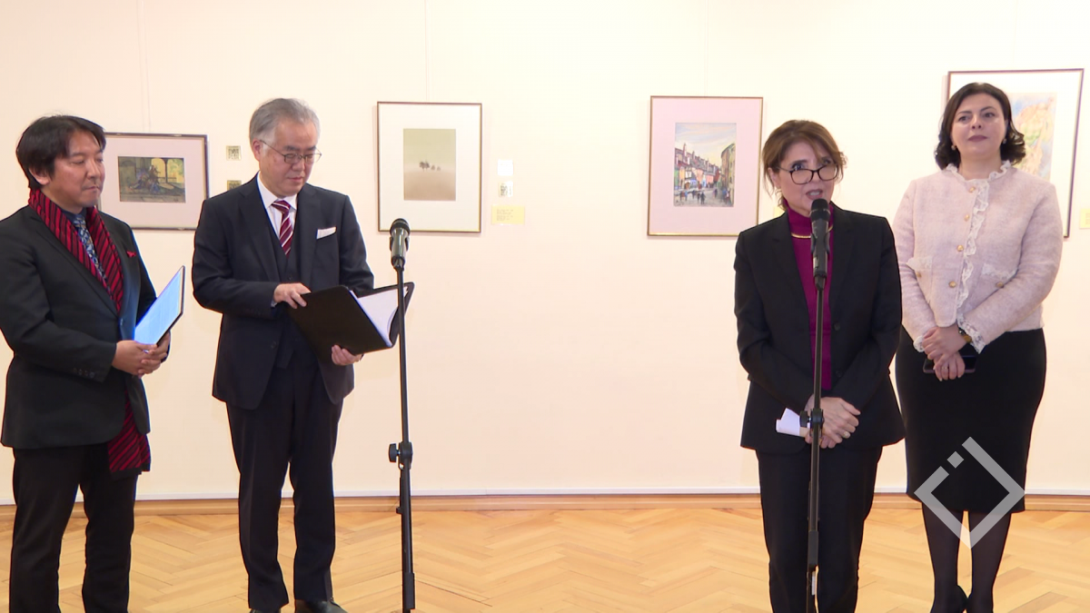 იაპონელი მხატვრის ნამუშევრების გამოფენა