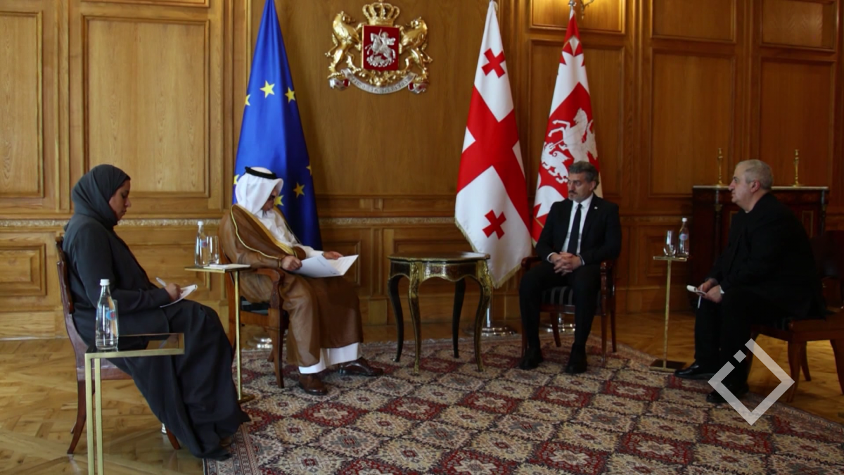 პრეზიდენტი საქართველოში კატარის ელჩს შეხვდა
